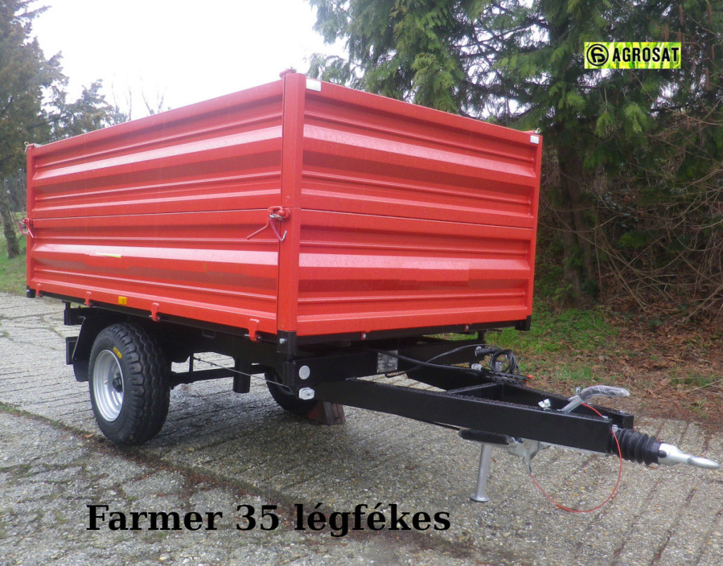   FARMER 3,5 t egytengelyes légfékes pótkocsi